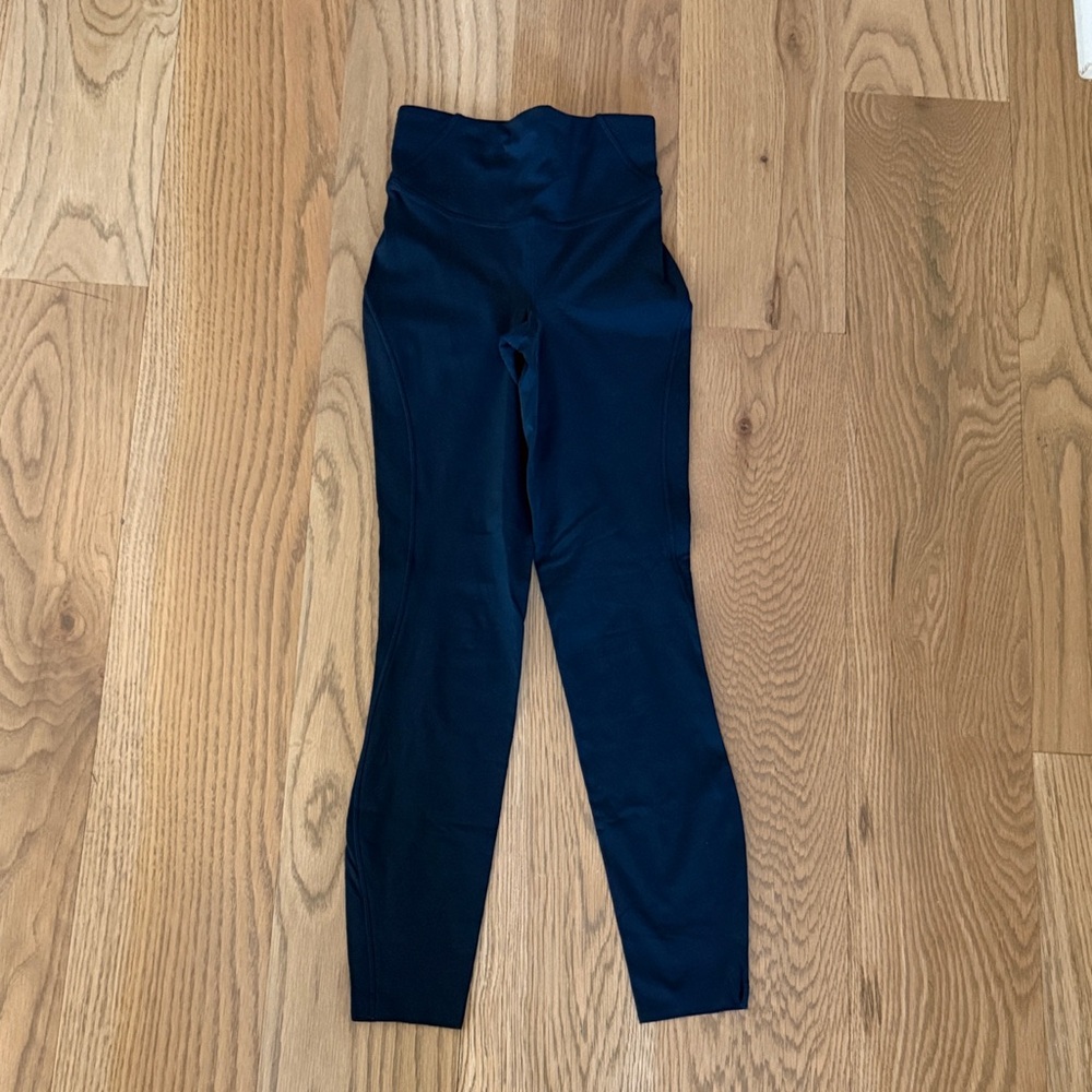 Navy Lululemon Base Pace 25” Leggings